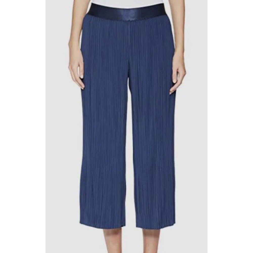 Baldwin Kansas City Evelyn accordian pull on wide leg cropped pants